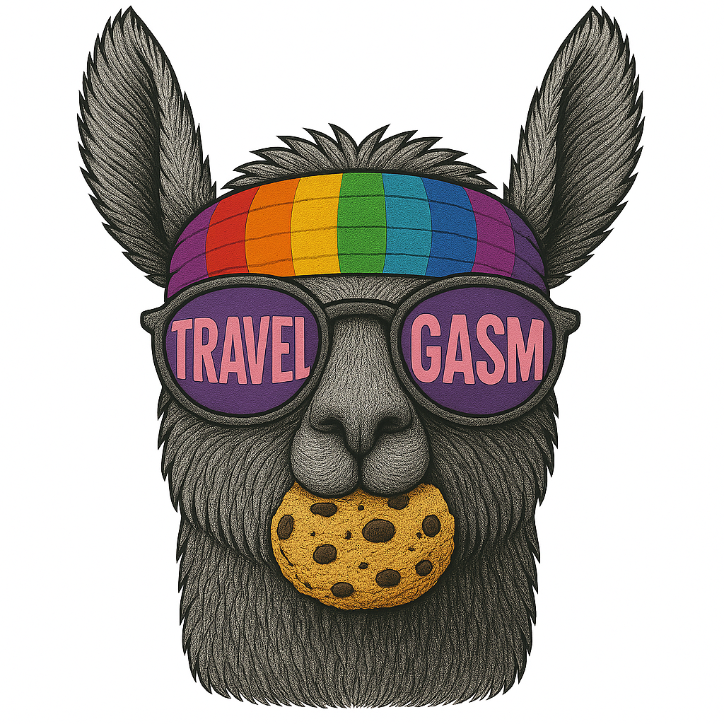 Lama mit Keks